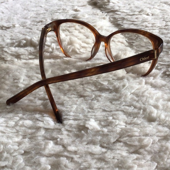 Chloe Eyewear Eyeglasses CE2612 282 Cateye Tortoise Frame - Damaged/Repaired - Picture 16 of 16